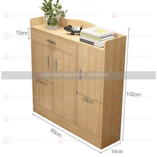 Tủ Giầy Hiện Đại Gỗ TGG010
